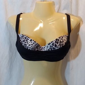 32/34D Coco Reef Diva Power Underwire Bikini Top Harmony Mix